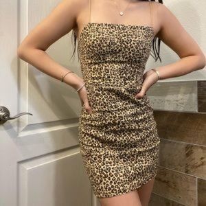 Kendall And Kylie Cheetah Leopard Dress